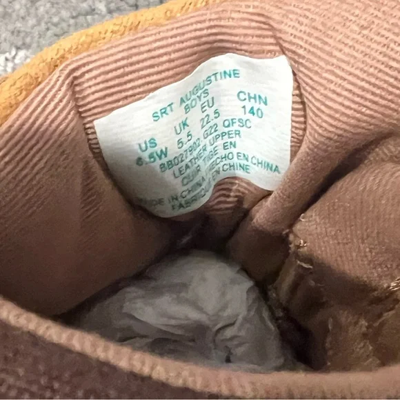 Stride rite Tan Boots- wide width - Picture 5 of 5